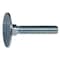 Midwest Fastener Elevator Bolt, 1/4"-20 Thrd Sz, 1-1/2 in L, Steel, Zinc Plated Finish, 10 PK 71304 - alternate 1